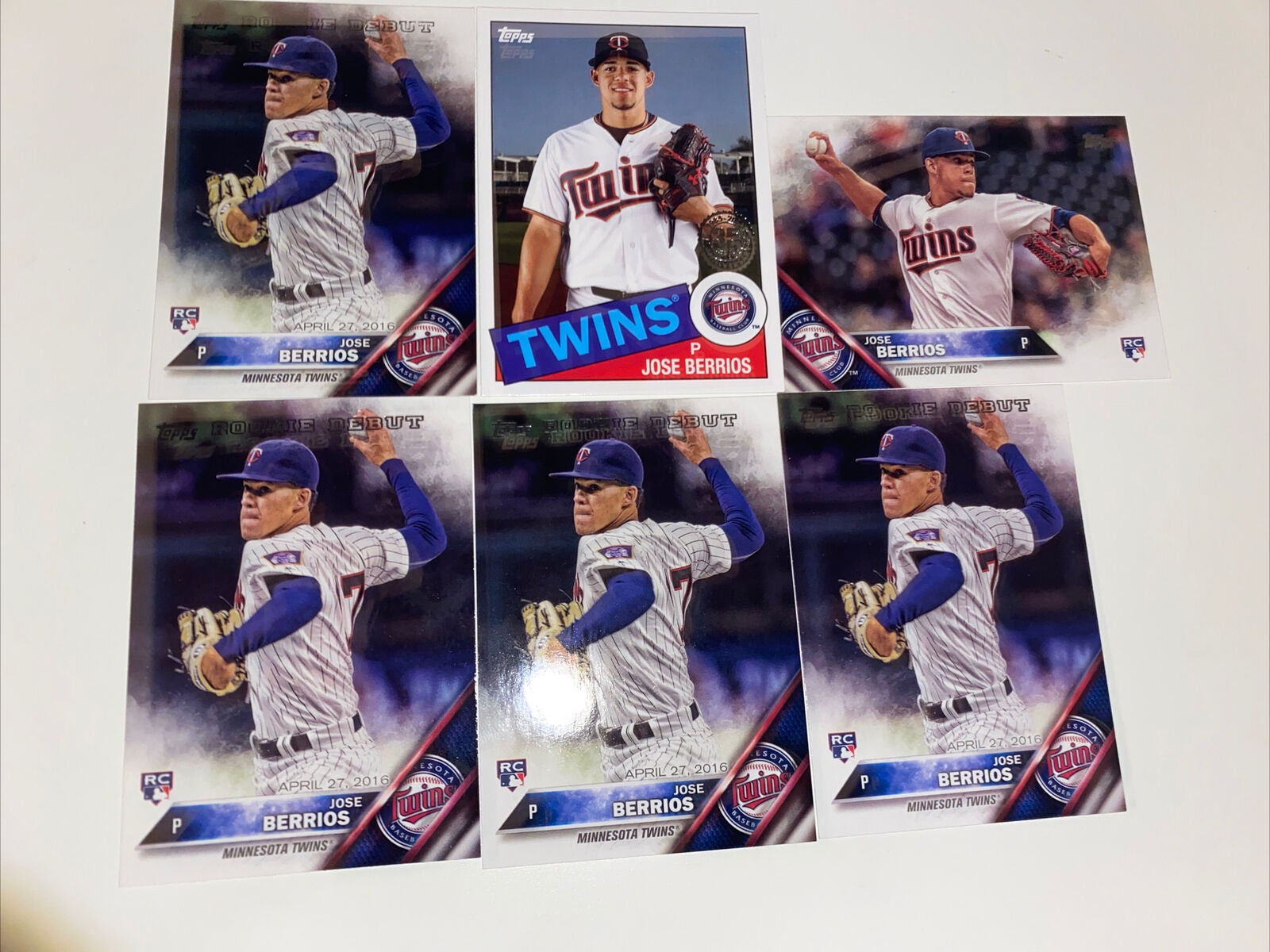 Jose Berrios - MLB Baseball - 2016 Rookie Card Single (1x Randomly Selected RC, May Not Be Pictured)