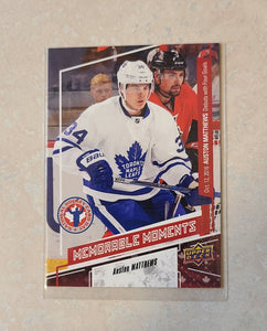2017 National Hockey Card Day Canada Auston Matthews Memorable Moments #CAN16 RC (Rookie Card)