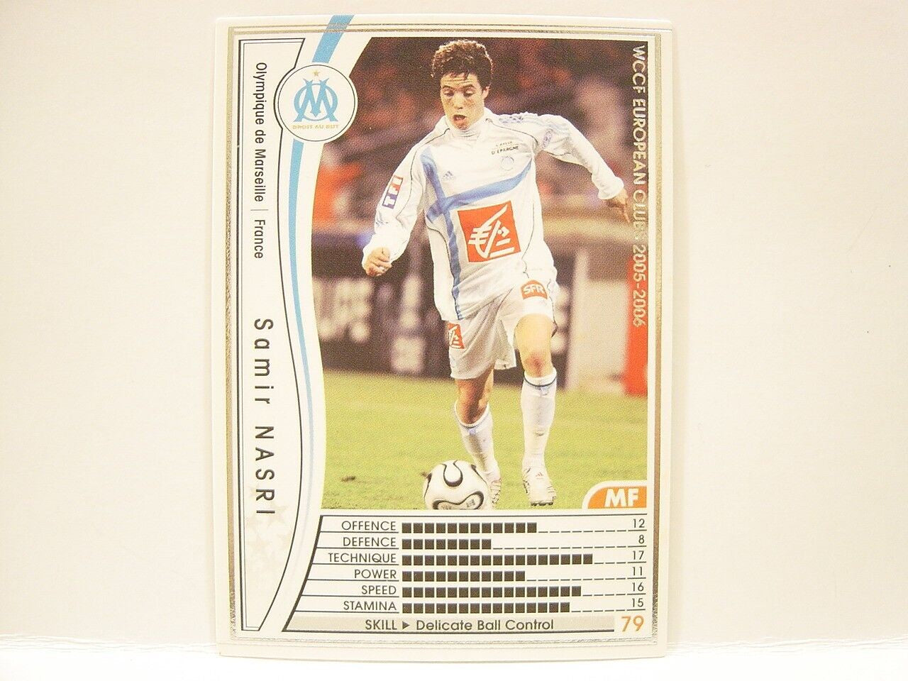 Panini WCCF 2005-06 Samir Nasri #107 Olympique de Marseille RC (Rookie Card) Japanese