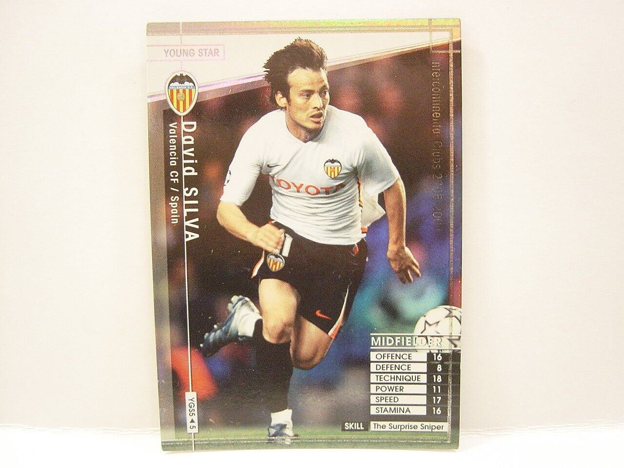 Panini WCCF 2006-07 Young Star David Silva #YGS5/5 Valencia (Rookie Card) Japanese