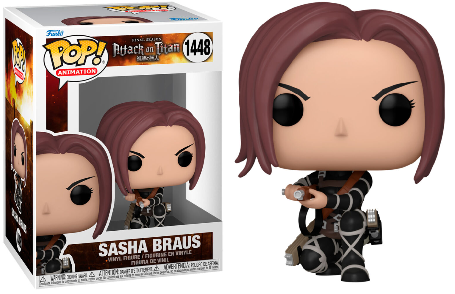 Funko POP! Animation: Attack on Titan Final Season - Sasha Braus #1448 Vinyl Figure