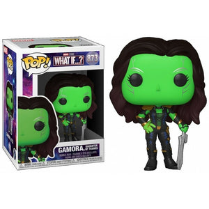 Funko POP! B: Marvel Studios What If...? - Gamora, Daughter of Thanos #873 Bobble-Head Figure (Box Wear)