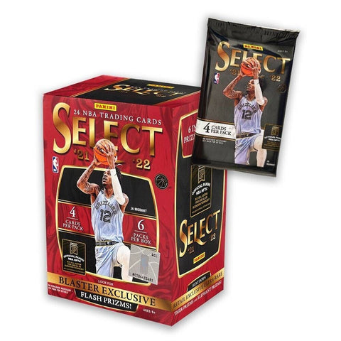 2021-22 Panini Select NBA Basketball Trading Cards Blaster Box