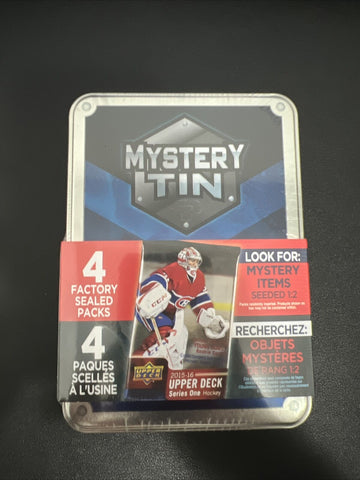 2022-23 Upper Deck Hockey Mystery Tin (Possible Connor McDavid/Auston Matthews Young Guns)