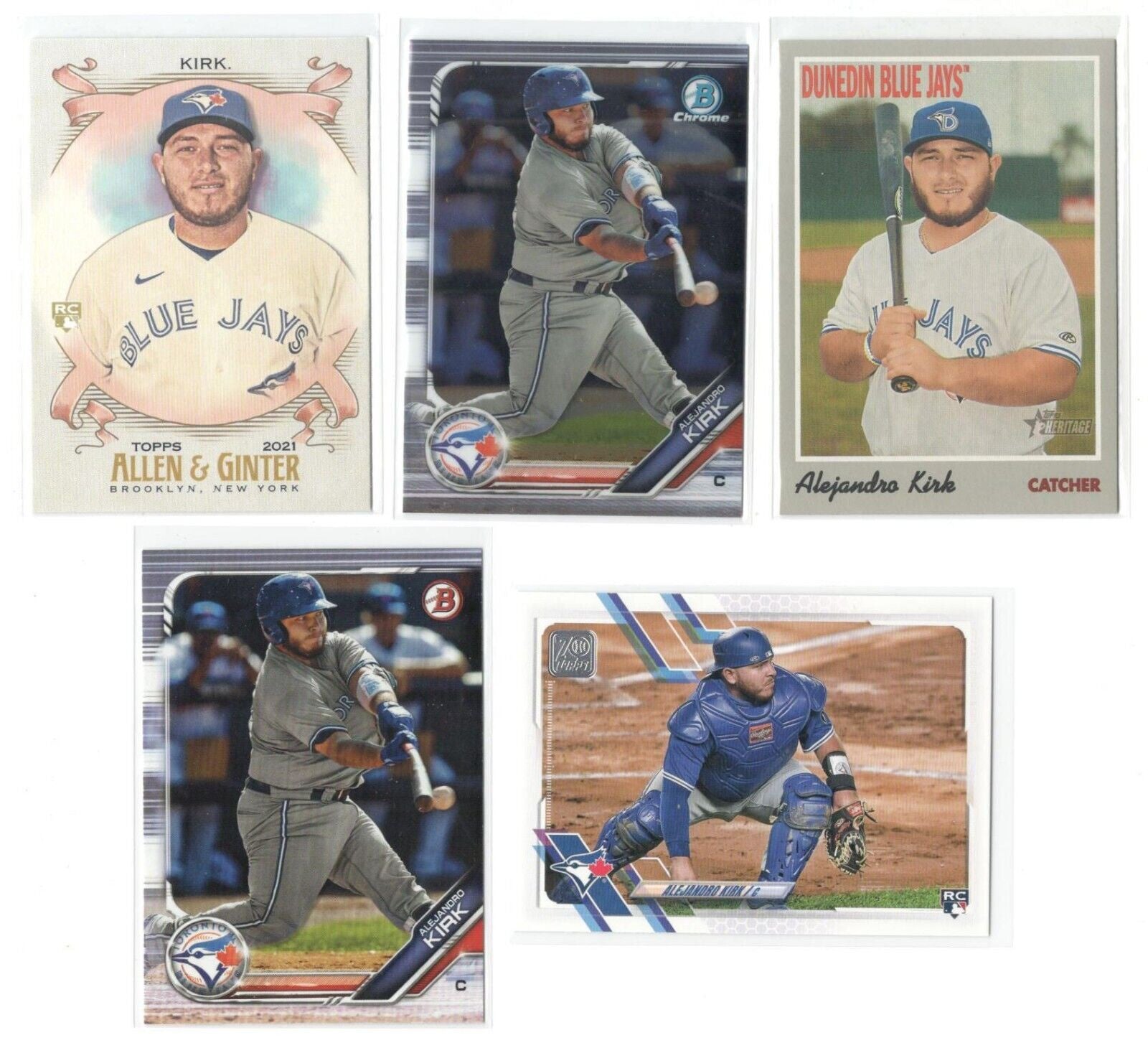 Alejandro Kirk - Toronto Blue Jays - MLB Baseball - 2021 Rookie Card Single (1x Randomly Selected RC, May Not Be Pictured)