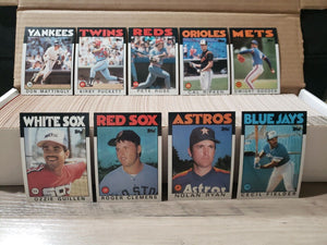1986 Topps Major League Baseball MLB Complete Set