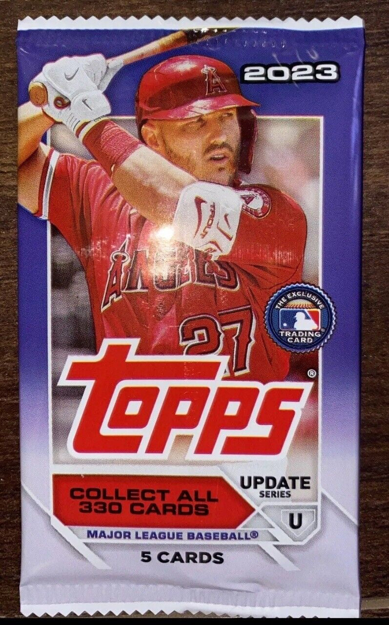 2023 Topps Update Series Baseball Pack (5 Cards Per Pack)”