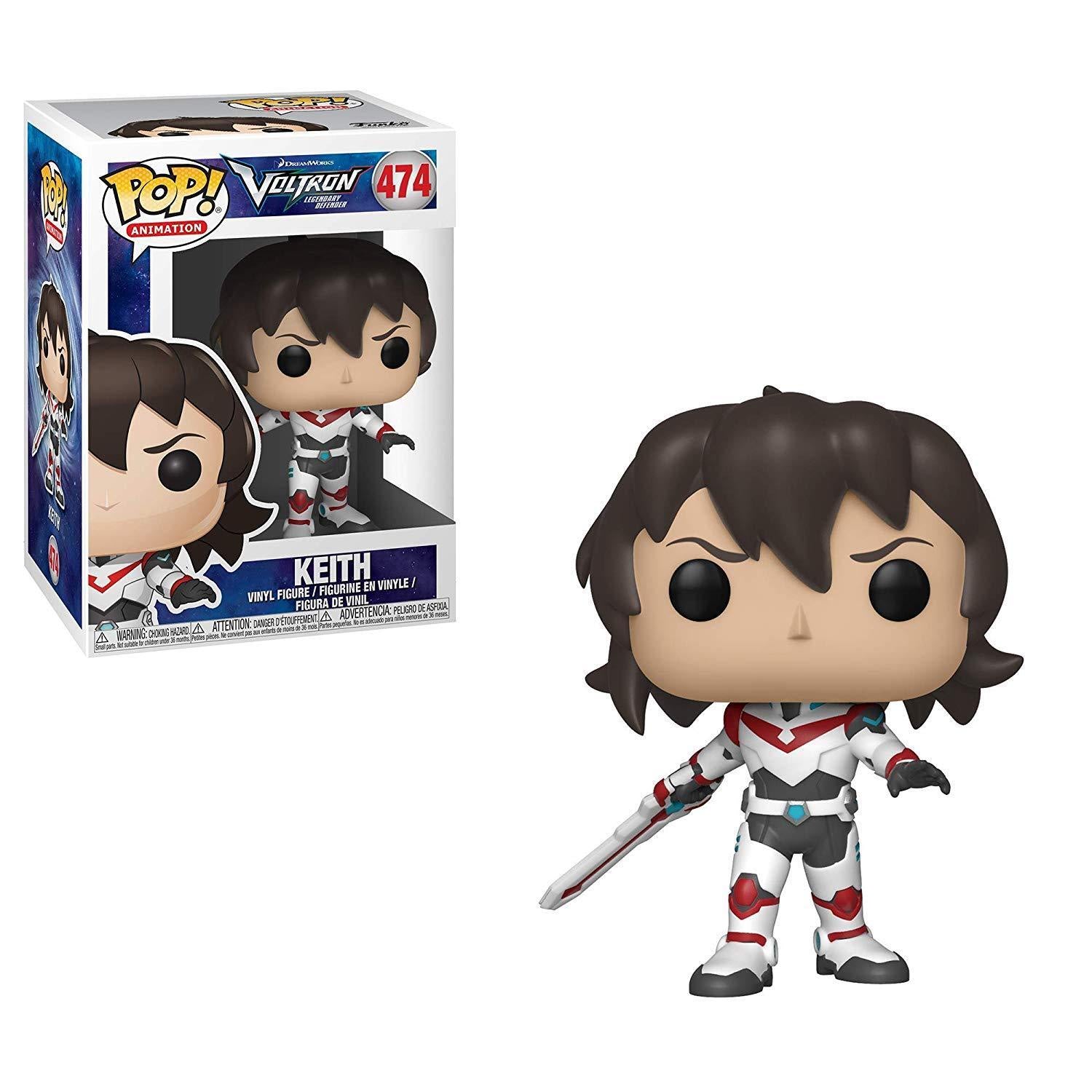 Funko POP! Animation: Dreamworks Voltron Legendary Defender - Keith #474 Vinyl Figure (New Open Box Pre-Owned, Box Wear)