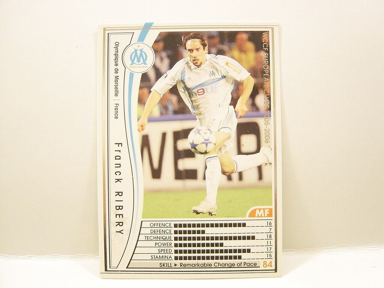 Panini WCCF 2005-06 Franck Ribery Olympique de Marseille #109 RC (Rookie Card) Japanese