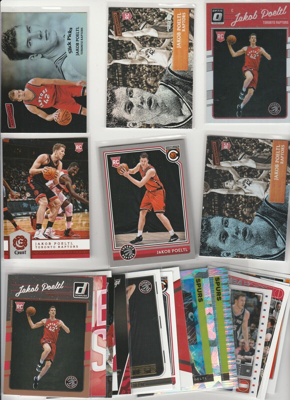 2016-17 Jakob Poeltl - Toronto Raptors - Rookie Card (1x Randomly Selected RC, May Not Be Pictured)