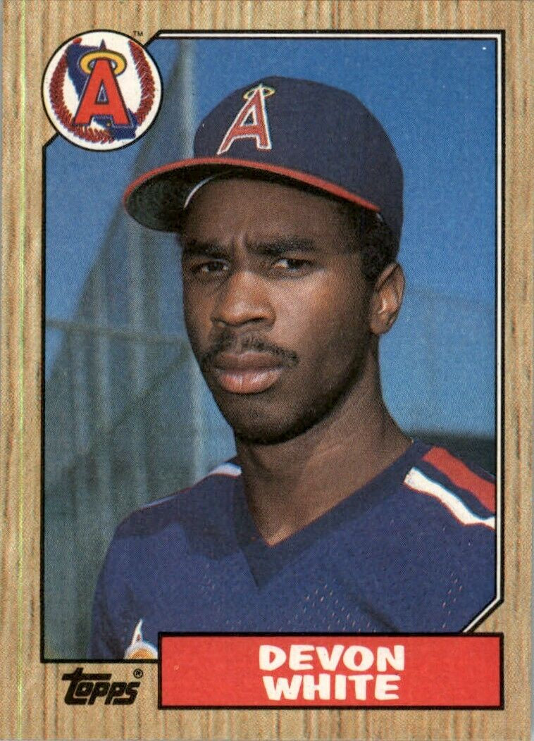 1987 Topps MLB Devon White #139 RC (Rookie Card)