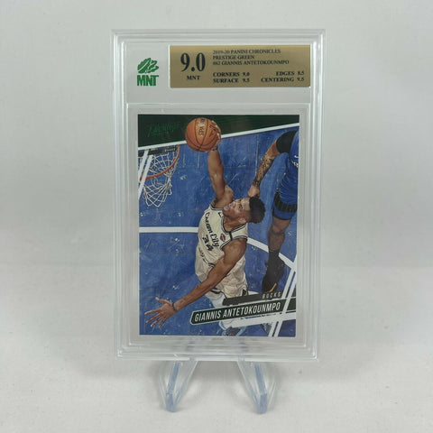 Giannis Antetokounmpo  - GRADED NBA Basketball Card REPACK - 1x Sports Card Single (Graded 8 or Higher, Various Grading Companies, Randomly Selected, Stock Photo - May Not Get Cards In Picture)