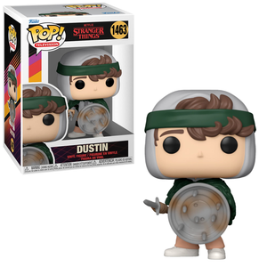Funko POP! Television: Stranger Things - Dustin with Shield #1463 Vinyl Figure