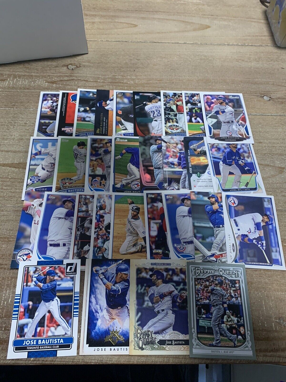 Jose Bautista Parallel Card - Toronto Blue Jays - MLB Baseball - Sports Card Single (Randomly Selected, May Not Be Pictured)