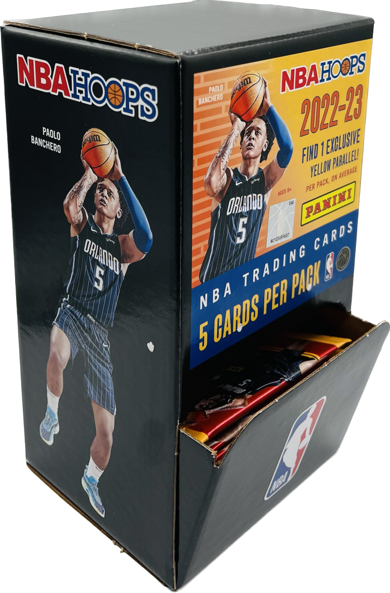 2022-23 Panini NBA Hoops Basketball Gravity Feed Box (48 Packs Per Box)