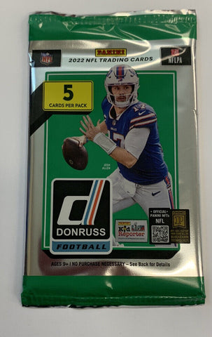 2022 Panini Donruss NFL Football Retail Pack (5 Cards a Pack)