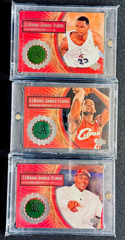Lebron James - 2003 Upper Deck UD Hardcourt Floor Relic Rookie RC (Randomly Selected, May Not Be Pictured)