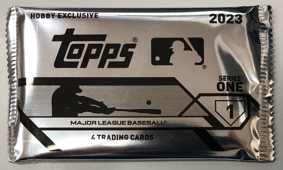 2023 Topps Series 1 Factory Sealed Silver Pack - Hobby Exclusive Chrome Cards