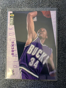1996-97 Upper Deck Collectors Choice Rookie Playbook Ray Allen #381 RC (Rookie Card)