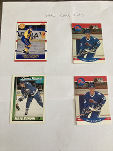 1990-91 Mats Sundin RC (Rookie Card) (1x Randomly Selected RC, May Not Be Pictured)