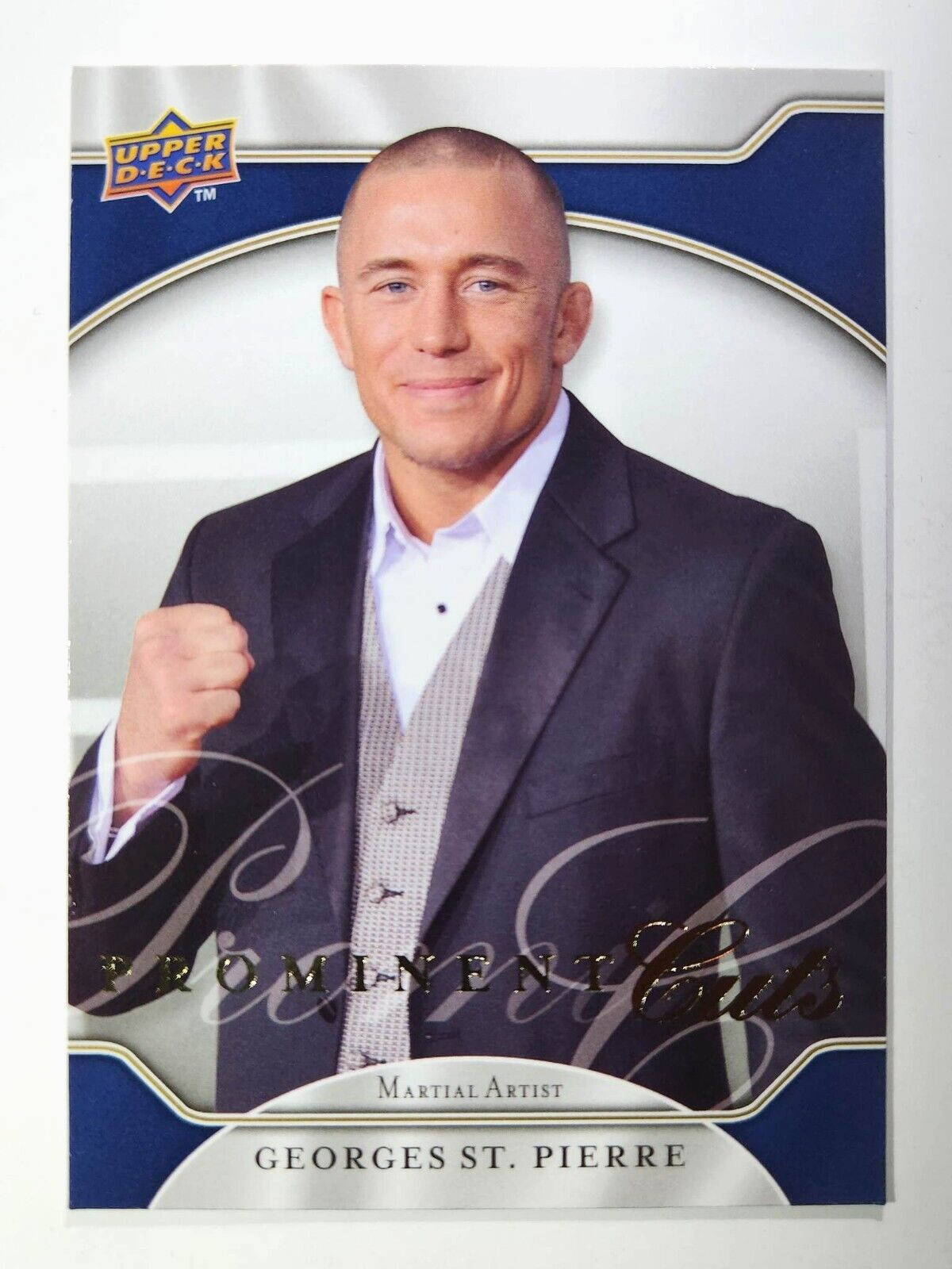 2009 Upper Deck Prominent Cuts  UFC Georges St Pierre #58 RC (Rookie Card)