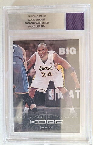 Kobe Bryant Game-Used Jersey Piece - Verified by Beckett Grading Services (BGS)