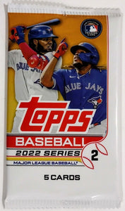 2022 Topps Series 2 MLB Baseball Pack (5 Cards Per Pack)