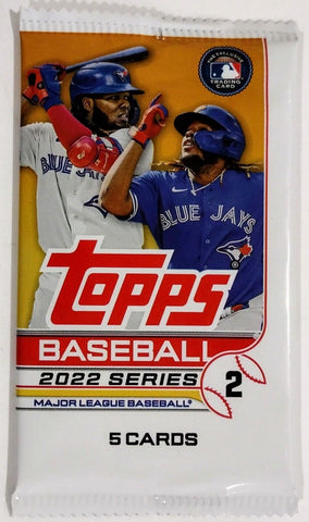 2022 Topps Series 2 MLB Baseball Pack (5 Cards Per Pack)