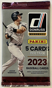 2023 Panini Donruss Baseball Card Pack (5 Cards Per Pack)