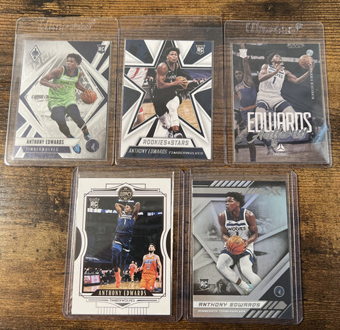2020-21 Panini Anthony Edwards RC Rookie Card (1x Randomly Selected RC, May Not Be Pictured)