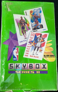 1991-92 Skybox NBA Basketball Series 2 Factory Sealed Box - 36 Packs (Box Indented)