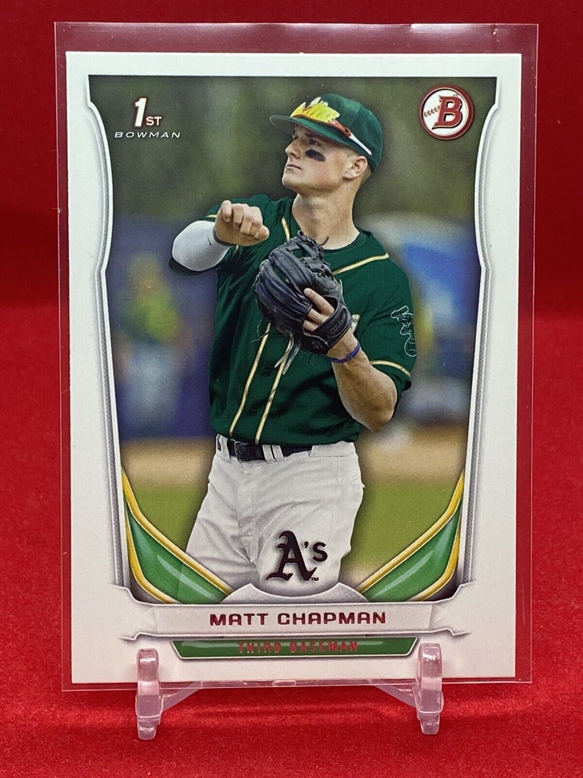 2014 Matt Chapman Rookie Card (Randomly Picked, May Not Be Same Design or Company as Pictured)