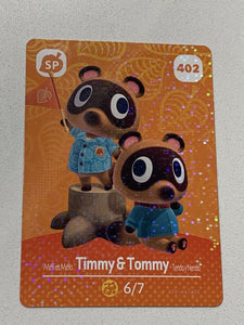 402 Timmy & Tommy SP Authentic Animal Crossing Amiibo Card - Series 5