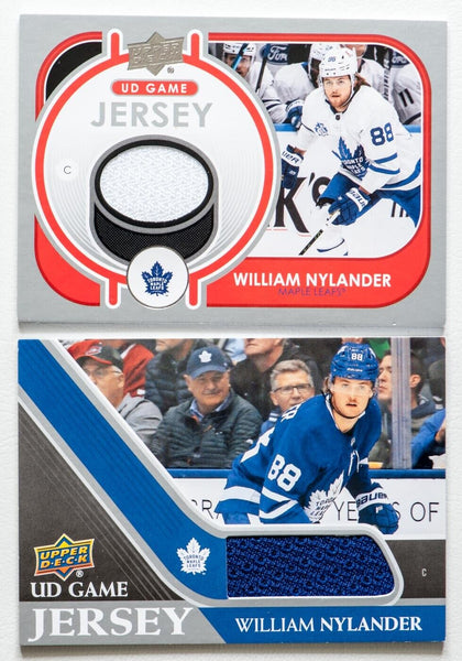 William Nylander - Toronto Maple Leafs - Game-Used Worn  Swatch Relic Jersey Memorabilia Card - NHL Hockey - Sports Card Single (Randomly Selected, May Be Different Card then Pictured)