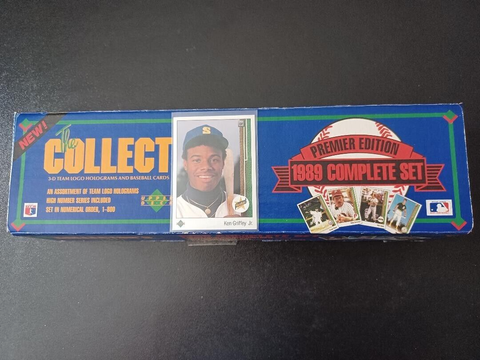 1989 Upper Deck Baseball Premier Edition Factory Complete  Set - 800 Card Set w/ Ken Griffey Jr. RC Rookie Card (Open Box)