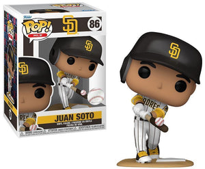 Funko POP! MLB: San Diego Padres White/Brown Jersey - Juan Soto #86 Vinyl Figure