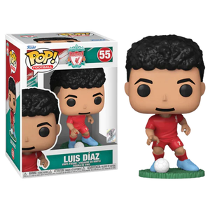 Funko POP! Football (Soccer): Liverpool Red Jersey - Luis Diaz #55 Vinyl Figure