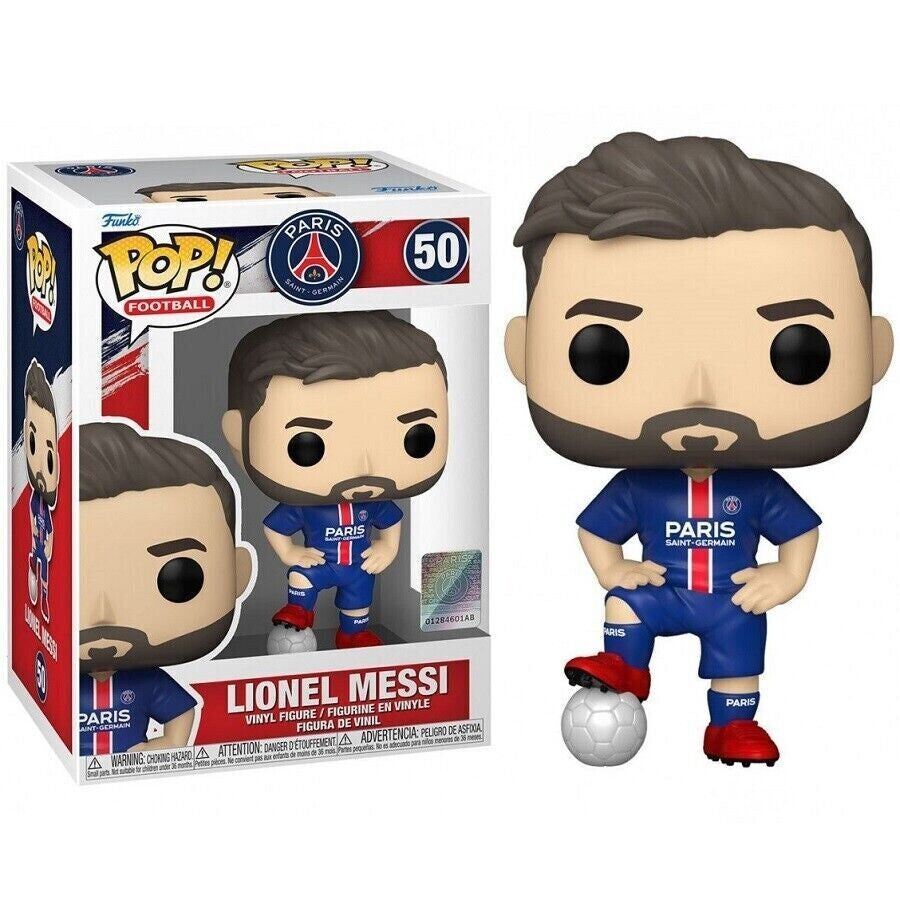 Funko POP! Soccer: Paris Saint Gemain FC Blue Jersey - Lionel Messi #50 Vinyl Figure