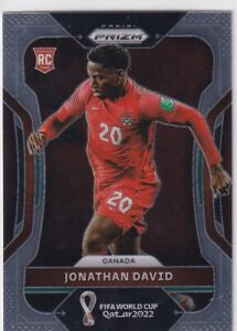 2022 Panini Prizm FIFA World Cup Qatar Base Jonathan David #49 RC (Rookie Card)
