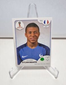 Kylian Mbappe 2018 Panini World Cup Sticker #209 RC (Rookie)