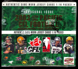 2003 Pacific CFL Football Hobby Box - Inaugural Issue