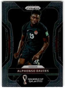 2022 Panini Prizm FIFA World Cup Qatar Base #46 Alphonso Davies - Team Canada Soccer