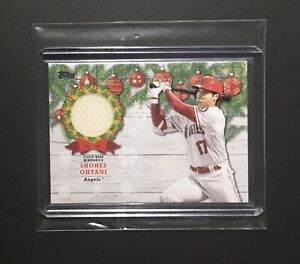 Shohei Ohtani - Los Angeles Angels - Player Worn  Swatch Relic Jersey Memorabilia Card - Sports Card Single (Randomly Selected, May Not Be Pictured)