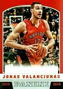 2012-13 Jonas Valanciunas Toronto Raptors RC (Rookie Card)(1x Randomly Selected RC, May Not Be In Picture)
