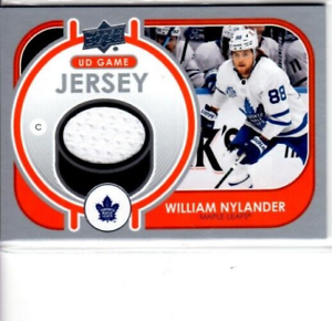 William Nylander - Toronto Maple Leafs - Game-Used Worn  Swatch Relic Jersey Memorabilia Card - NHL Hockey - Sports Card Single (Randomly Selected, May Be Different Card then Pictured)