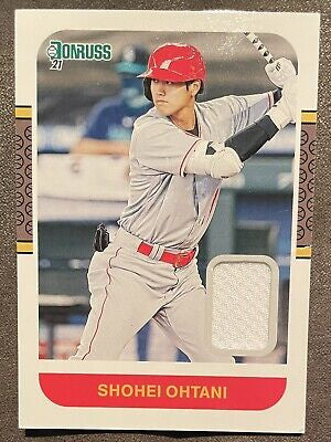 Shohei Ohtani - Los Angeles Angels - Player Worn  Swatch Relic Jersey Memorabilia Card - Sports Card Single (Randomly Selected, May Not Be Pictured)