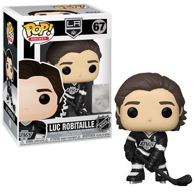 Funko POP! Hockey: Los Angeles Kings Black Jersey Luc Robitaille #67 Vinyl Figure