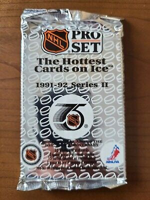 1991-92 Pro Set Series II/2 NHL Hockey Wax Hobby Pack (15 Cards a Pack)