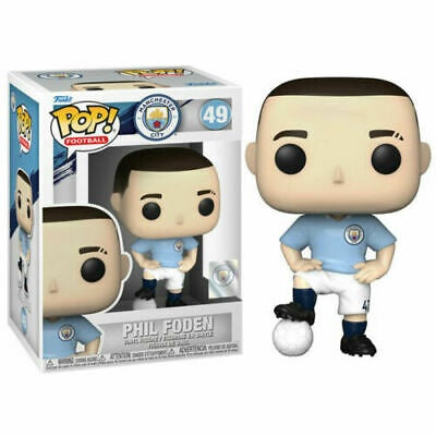 Funko POP! Soccer: Manchester City FC Light Blue Jersey - Phil Foden #49 Vinyl Figure