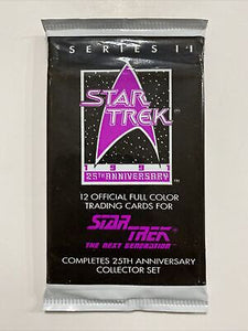 1991 Star Trek 25th Anniversary Series 2 Trading Cards Pack